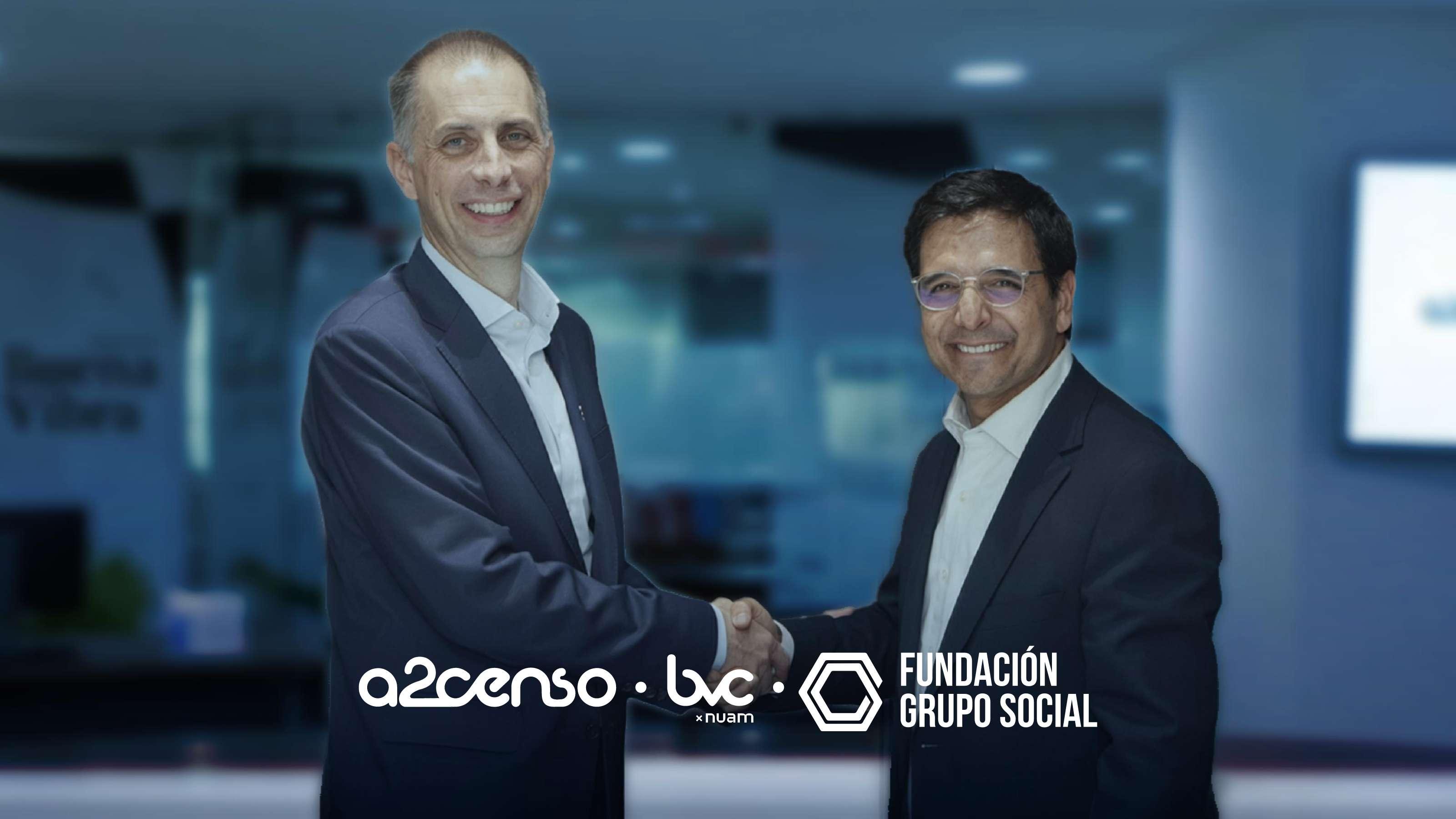Fundación Grupo Social se convierte en el primer inversionista ancla en a2censo, marcando un hito para la financiación colaborativa en Colombia
